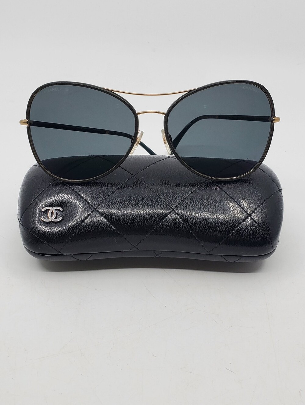 Chanel 4227-Q Pilot Sunglasses